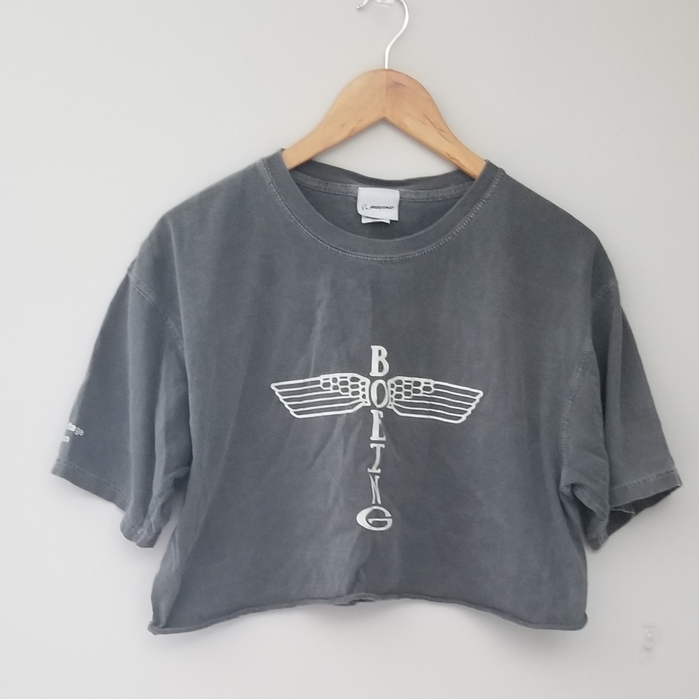 🌻 BOGO 🌻 Boeing Crop top tee